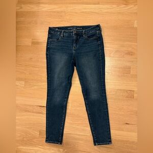 American Eagle Outfitters Dark Blue Skinny Jeans